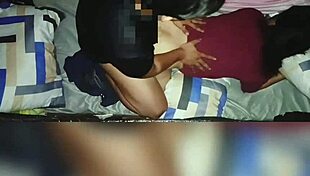 Asian Chubby Pregnant Woman Engages In Sex Leading To Creampie