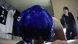 BBW submissive moans during brutal spanking punishment.