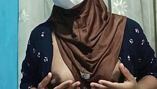 Beautiful Hijab Student Masturbates With Toys Anal Big Tits