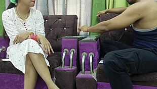 Stepsister Lost Pussy In Card Game!