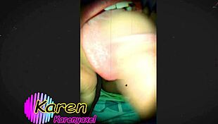 Amateur girl with tongue action