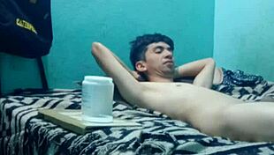 Sensual massage for skinny boy with medium pleasure