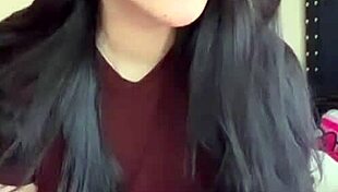 Big-assed mexican teen rides her dildo