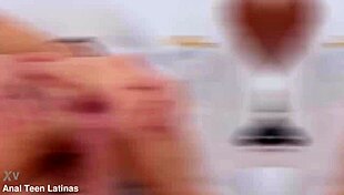 Emily White's ass gets fucked hard by monster cocks in double anal fingering and licking!