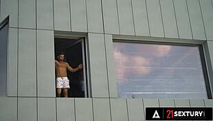 sexy alexis crystal takes monster cock deep in her ass intensely