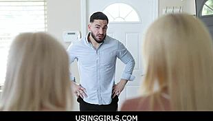 Usinggirls Com - Freeuse Blonde Teen 18+ Step Sisters Family Threesome With Husband - Nikki Sweet Sabrina Snow