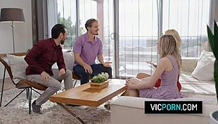 Scarlett Sage and Carlita Ray in bold swingers foursome