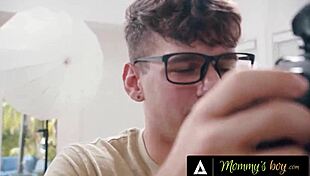 mommys boy - graduating milfs gangbang photographer with deepthroat and squirting