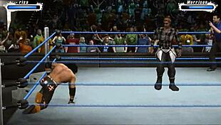 hey, check out marrisa wrestling john morrison in this fetish match! 💪