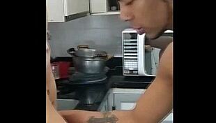 joão got a blowjob on the balcony for everyone to see 😈