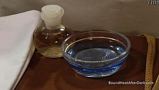 horny blonde dom lesbian madame undressing tight lesbian slaves