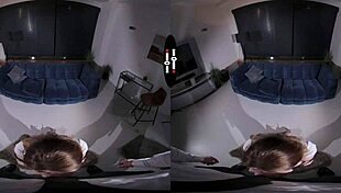 Dark Room VR - Redhead Gets PUNISHED with HANDJOB!