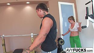 Avy Scott Gets Fucked During Workout Routine