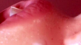 Japanese couple's sensual sex ends with facial cumshot close up