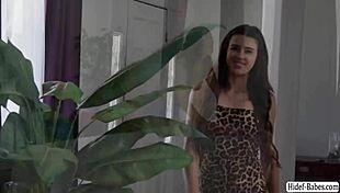 Brunette Small Tits Teen Gets Intense Pussy Licking in 69 Position