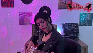 Nana Cosplay Deep Throats and Rides Thick Cock!