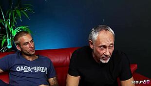 black hair milf jasmine lau seduced to mmf threesome by old n young guys