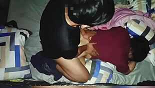 Asian Chubby Pregnant Woman Engages In Sex Leading To Creampie