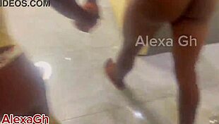 ⭐️5 Step Sons Of Balthazar Gangbanged Petite African Teen With Cumshot