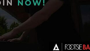 Hot Babe Lia Lin Makes Cock Cum with Feet!