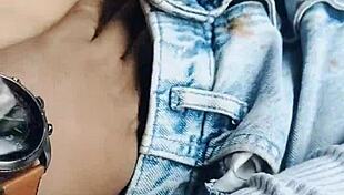 Beautiful Nri Girlfriends Flash And Masturbate In Car During Party