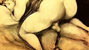 back in the day, these vintage drawings captured big asses and tits in erotic ways, pretty wild stuff