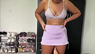 boss gave me the day off for exercise but i ended up riding his cock with squats