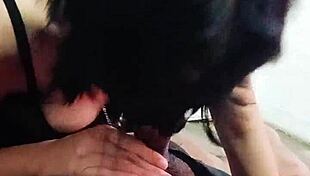 school girl teen pinay performing oral