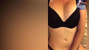 hot brunette watches me stroke on cam.