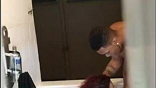 joão got a blowjob on the balcony for everyone to see 😈