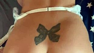 quickie with bimbo wife! tits bouncing