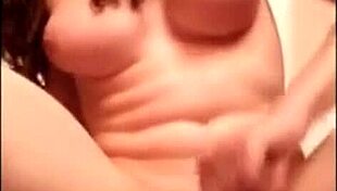 Shemale Rides Dildo Hard on Webcam