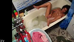 Barely Legal Step-Sister Masturbates Her Tight Hole on Hidden Camera