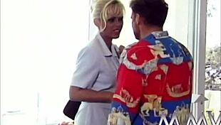 why don't you watch this retro blondie handle that massive cock like a pro?