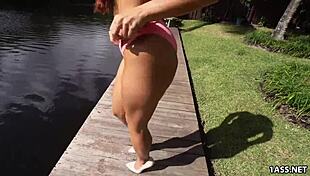 I can't believe Victoria Banxxx's amazing big ass is so juicy and huge, wow!