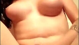 Shemale Rides Dildo Hard on Webcam