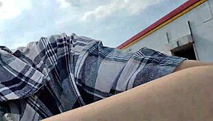 feeling intensely excited while masturbating outdoors