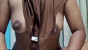 Beautiful Hijab Student Masturbates With Toys Anal Big Tits