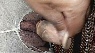 Pretty Amateur Girl In Stockings Teasing Show