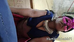 Hot Horny Wife Romantic Sex In Saree Blouse.