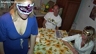 hey flock of cocks are all over this girl in a wild orgy with double penetration and cumshots