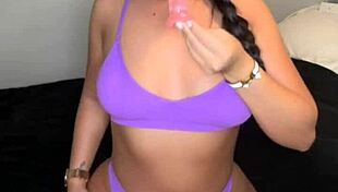 I, an amateur slut, masturbate solo with toys till orgasm, feeling so good.