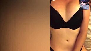 hot brunette watches me stroke on cam.