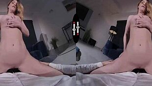 Dark Room VR - Redhead Gets PUNISHED with HANDJOB!