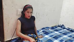 yo, fucking this desi bhabhi doggystyle with her loud moans