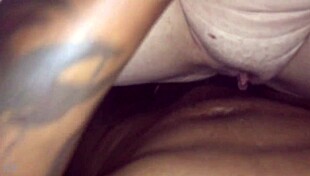 she pissed on my tits and ass for the first time, licking my pussy and cock