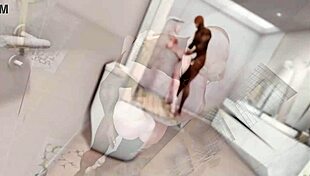 Quinn Ying milf hunters promo features big ass fucking in game sex scene