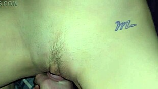 Wife's Shaved Pussy Fingered Before Husband's Creampie