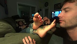 worship my perfect bound feet and lick them