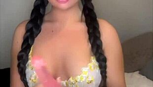 i'm a horny british teen masturbating to orgasm alone